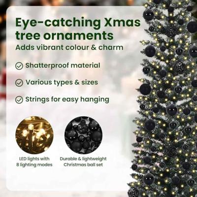 VidaXL Kunstkerstboom met 300 led groen 210 cm pvc en plastic en staal