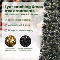 VidaXL Kunstkerstboom met 300 led groen 210 cm pvc en plastic en staal - thumbnail