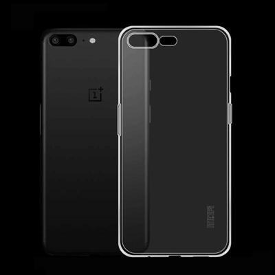MOFI voor OnePlus 5 0.6 mm transparant beschermende TPU Case Back Cover Shell(Transparent)