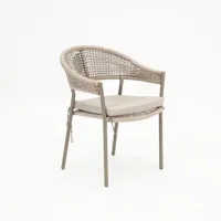 Dining Tuinstoel Bazel Bruin - thumbnail