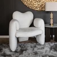 Richmond Fauteuil 'Didi' Teddy, kleur Wit - thumbnail