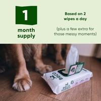 Beco Bamboo Dog Wipes hypoallergene doekjes hond (80 stuks) 5 x Kokos - thumbnail