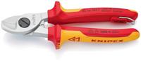 Knipex 95 16 165 T Kabelschaar Geschikt voor (striptechniek) Aluminium- en koperkabel, een- en meerdraads 15 mm 50 mm² - thumbnail
