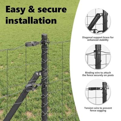 VidaXL Hek met paal grijs 0,6 x 10 m staal en pvc