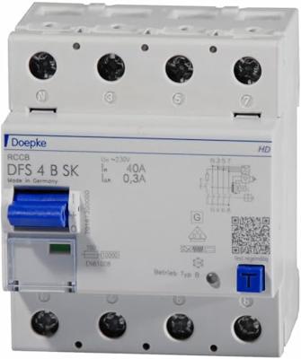 Doepke 09136998HD DFS 4 040-4/0,30-B SK HD 4polig 40A Aardlekschakelaar B 4-polig 40 A 0.3 A 230 V, 400 V