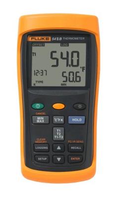 Fluke 54IIB 50HZ Temperatuurmeter -250 - +1767 °C Sensortype E, J, K, N, R, S, T