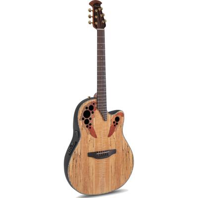 Ovation CE44P-SM Celebrity Elite Exotic Natural Spalted Maple elektrisch-akoestische westerngitaar
