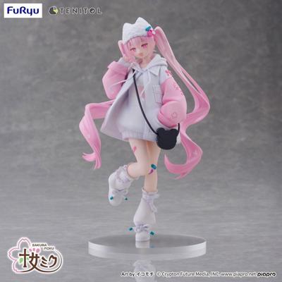 Hatsune Miku Tenitol Figure - Sakura Miku Cool style (petit)