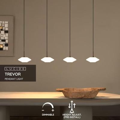 Lucide TREVOR - Hanglamp - 4xG9 - Opaal