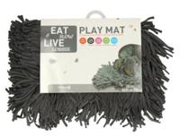 Eat Slow Live Longer Play Mat Grijs - thumbnail