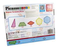Selecta Picassotiles geometry - magnetische bouwtegels, 16dlg. - thumbnail