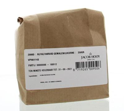 Jacob Hooy Alfalfakruid gemalen 250 Gram Jacob Hooy Alfalfakruid gemalen 250 Gram