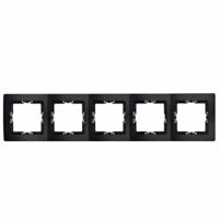 KOPP - Afdekraam - Paris HK05 - 5-voudig - Mat Zwart - thumbnail