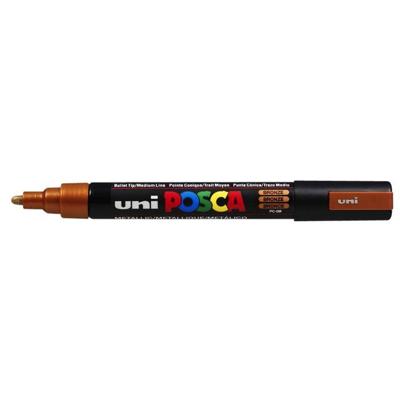 Paintmarker uni posca pc5m m brons | 6 stuks