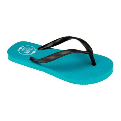 Waimea teenslippers junior print blauw aqua zwart maat 33