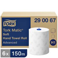 Tork Tork Matic zachte handdoekrol Advanced 2 laags - 6 rollen - thumbnail
