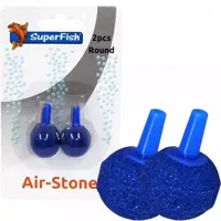Aquarium benodigdheden Luchtsteen rond 2 stuks Superfish - Superfish - thumbnail