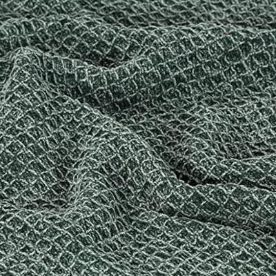 VidaXL Plaid 125x150 cm katoen donkergroen
