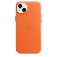 Apple leather case iPhone 14 Plus Orange - thumbnail