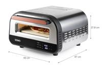 DOMO ELEKTRISCHER PIZZAOFEN “PIZZA GENIUS” Pizzaoven - thumbnail