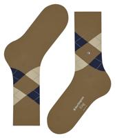 Burlington King Hoge Heren Sokken - Biologisch katoenen mannen kousen met ruit print - thumbnail