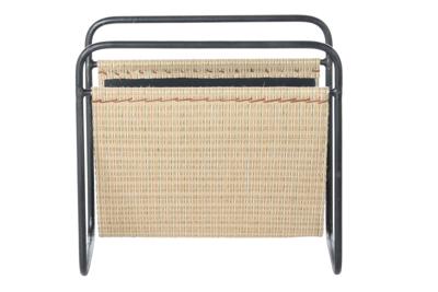 Tijdschriftenrek DKD Home Decor 39 x 26 x 36 cm Natuurlijk Zwart Metaal Tijdschriftenrek DKD Home Decor 39 x 26 x 36 cm Natuurlijk Zwart Metaal