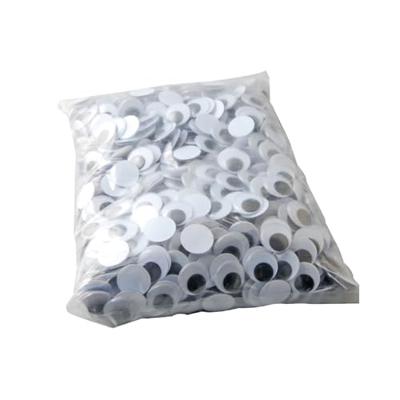 Vaessen Creative • wiebeloogjes wit-zwart 20mm 1000pcs