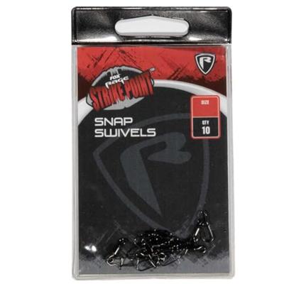 Fox Rage Strike Point Snap Swivel Size 1/0 10st.