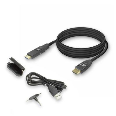 ACT AK4102 HDMI High Speed 4K Active Optical Cable | Afneembare Connector | v2.0 HDMI-A male/HDMI-A male | 20 meter
