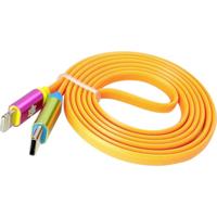 CALLIOPE USB Kabel C > Lightning Data- en stroomkabel Calliope [1x USB-C stekker - 1x Apple dock-stekker Lightning] 1 m Oranje - thumbnail