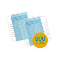 IBP Mondmasker 3-Laags met Elastiek Blauw 50 stuks - thumbnail