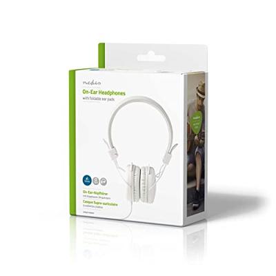 Nedis Bedrade On-ear Koptelefoon | 3,5 mm | 1.20 m | Wit | 1 stuks - HPWD1100WT HPWD1100WT - thumbnail