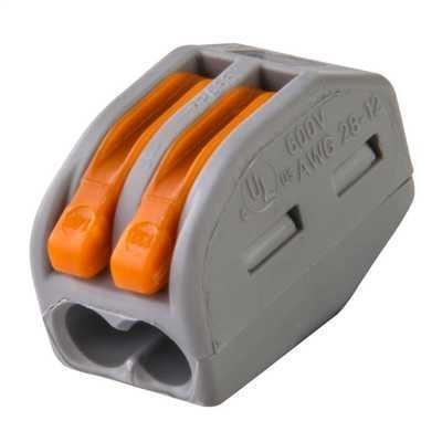 Lasklem 3 x 0,14-4mm² Cu - Flexibele en massieve draden Lasklem 3 x 0,14-4mm² Cu - Flexibele en massieve draden