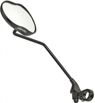 Spiegel Ergotec M-99LV met lange arm 121 x 78-66 mm aluminium - zwart gezandstraald Spiegel Ergotec M-99LV met lange arm 121 x 78-66 mm aluminium - zwart gezandstraald