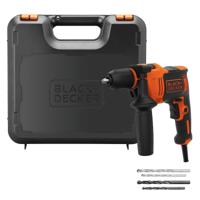 BLACK+DECKER BEH710K 710W Klopboormachine in koffer | Zijhandgreep | In koffer - BEH710K-QS - thumbnail