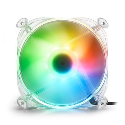 Sharkoon Shark Disc PWM PC-ventilator Transparant (b x h x d) 120 x 25 x 120 mm