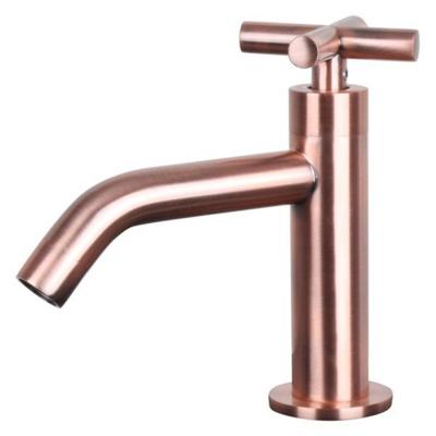 Differnz Differnz koudwaterkraan gebogen kruis - rood koper Differnz Differnz koudwaterkraan gebogen kruis - rood koper