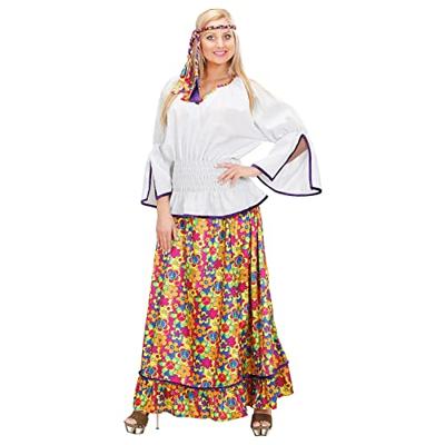 Hippie kostuum fluweel vrouw Andromeda