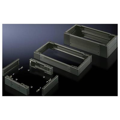 Rittal PS 2807.200 2807.200 Sokkelelement (l x b) 450 mm x 100 mm Plaatstaal Umbra-grijs (RAL 7022) 1 stuk(s)