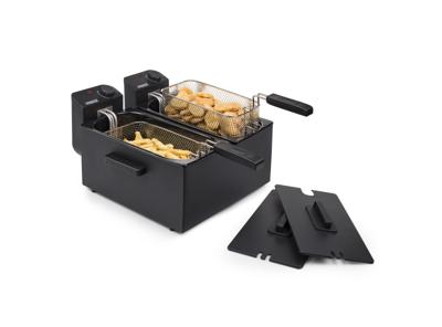 Princess 183028 Friteuse met dubbele koudezone 6 l 2x 1800 W Zwart