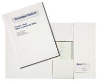 Offertemap Pearl 2 A4 met insteektas 3 kleppen wit - thumbnail