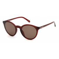 Fossil zonnebril 3108/G/S dames cat. 3 rond rood/bruin - thumbnail