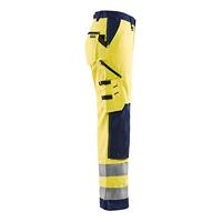 Blåkläder Dames werkbroek High-Vis zonder spijkerzakken 71551811 | High-Vis Geel/Marineblauw | Maat 34 - 7330509502013 - thumbnail