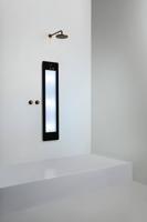 Sunshower Round Medium Plus infrarood + UV licht inbouw 140x33x10cm Black M0600-M0102 - thumbnail