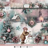 Studio Light • jenine's mindful art christmas blush collage paper pad backgrounds & elements - thumbnail