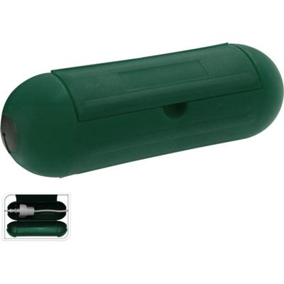 Veiligheidsstekkerdoos 21x7 cm Waterbestendig Rubber/Groen