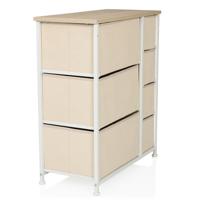 hjh LIVING Kast Foldress (7 vakken, Beige) - thumbnail