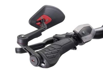 Krampe Klapbare spiegel kf cross met plug zwart