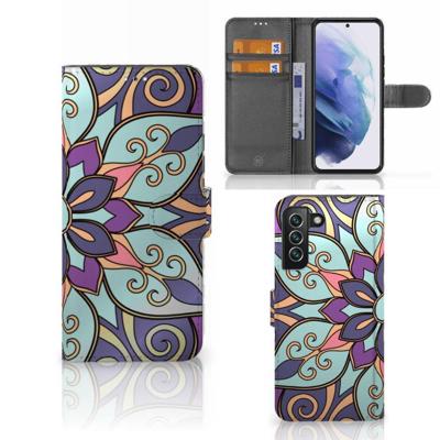 Samsung Galaxy S22 Plus Hoesje Purple Flower Samsung Galaxy S22 Plus Hoesje Purple Flower
