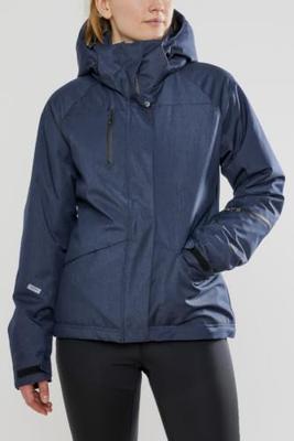 Craft 1906323 Mountain Padded Jacket Wmn - Dk Navy Melange - L Craft 1906323 Mountain Padded Jacket Wmn - Dk Navy Melange - L